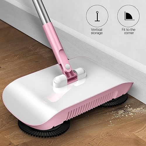 Miniatura 8 de Máquina limpiadora para el hogar 3 en 1 máquina de limpieza inteligente de empuje manual para el hogar azulejos de piso duro apartamentos oficinas