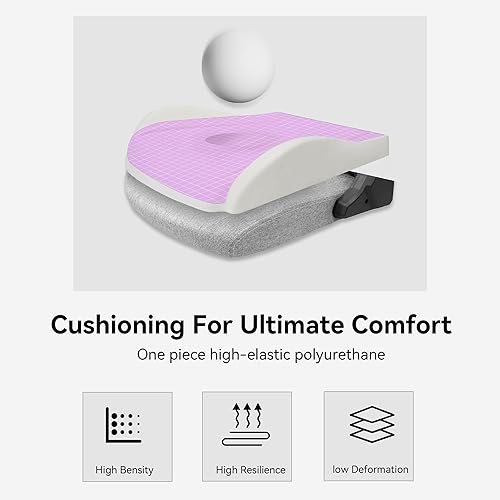 Miniatura 7 de Silla para videojuegos, silla ergonómica de computadora de respaldo alto con soporte lumbar, silla de videojuegos, reposabrazos ajustables 4D,