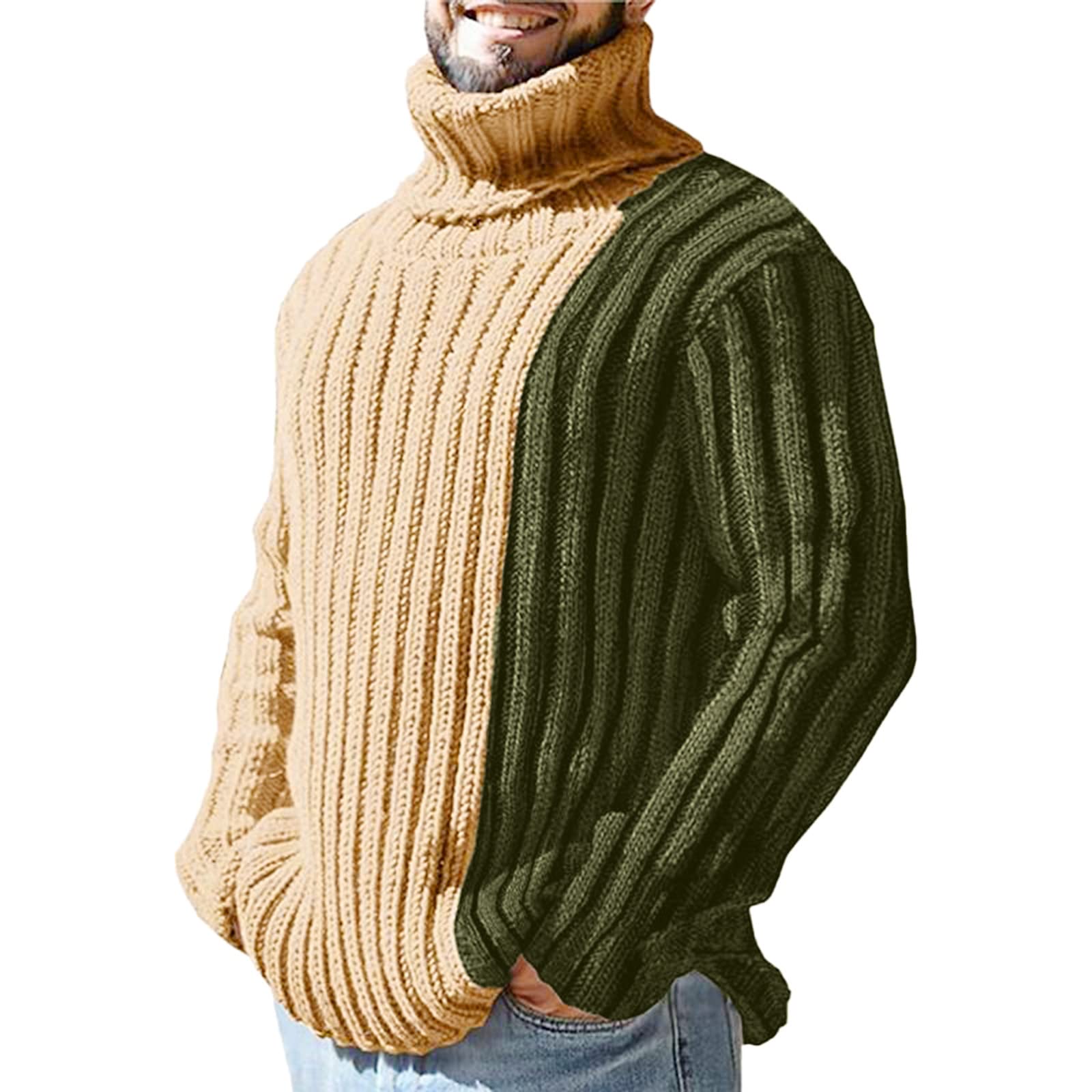 Rollkragenpullover Herren Schwarz & Winter Pullover Rollkragenstrickpullover Rollkragenpullover Stehkragenpullover Rollkragenpulli Unterzieh Regualr Fit Basic Rollkragenpulli Turtleneck Langarmshirt