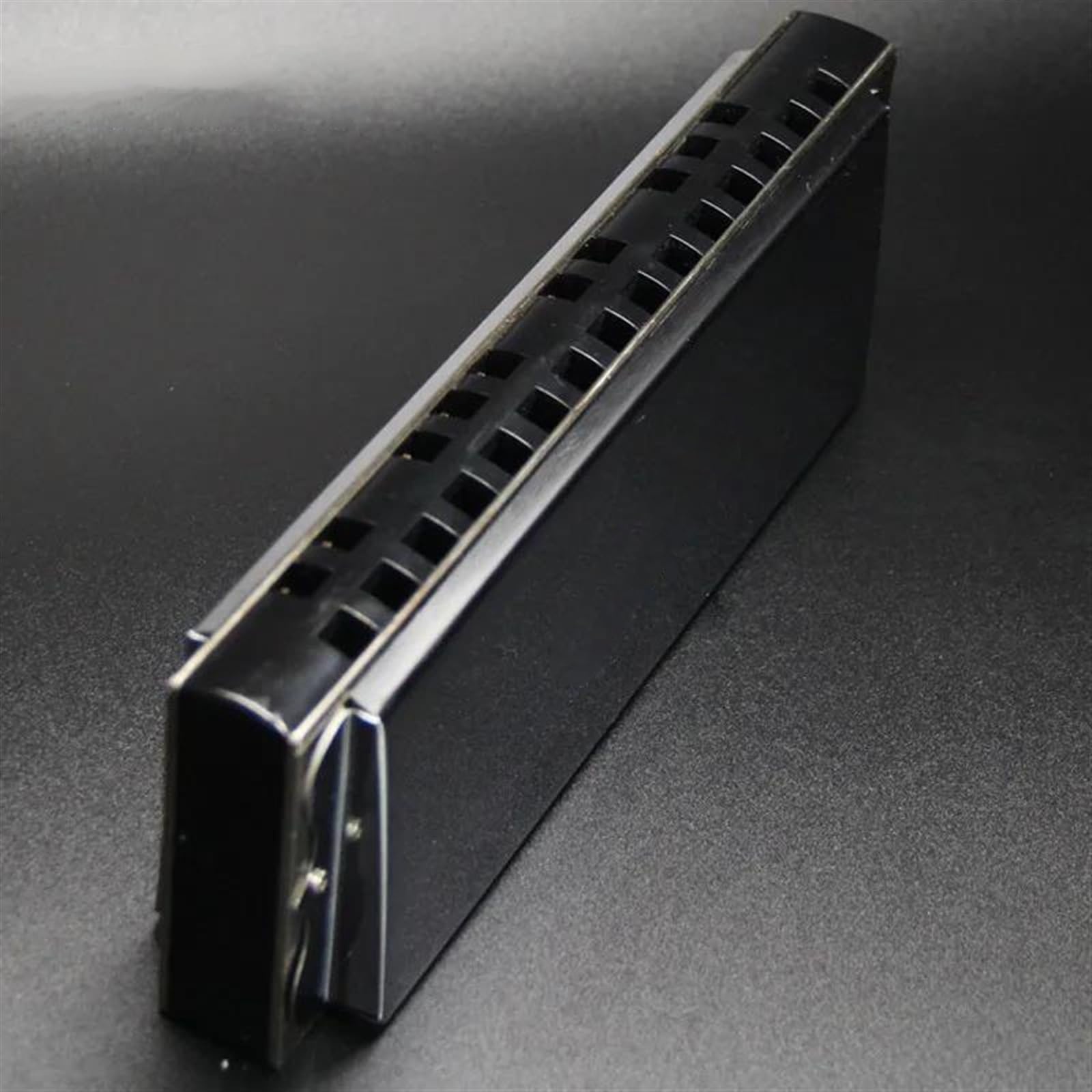 Armonica Armonica per basso Armonica a 12 fori per ensemble nel complesso elegante colore argento con ance in ottone resistente