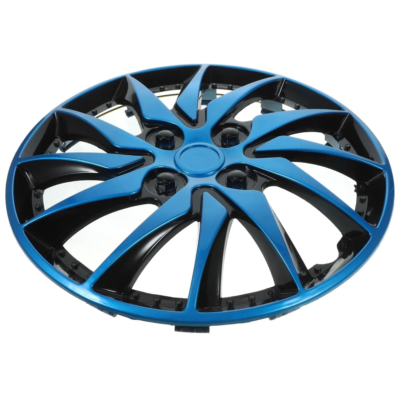 LKLNKVL Trims hub cap， 14 Inch Hubcaps Wheel Cover Car Caps Hubcap Case Compatible with Hub Auto Refit Accessories(Blue)