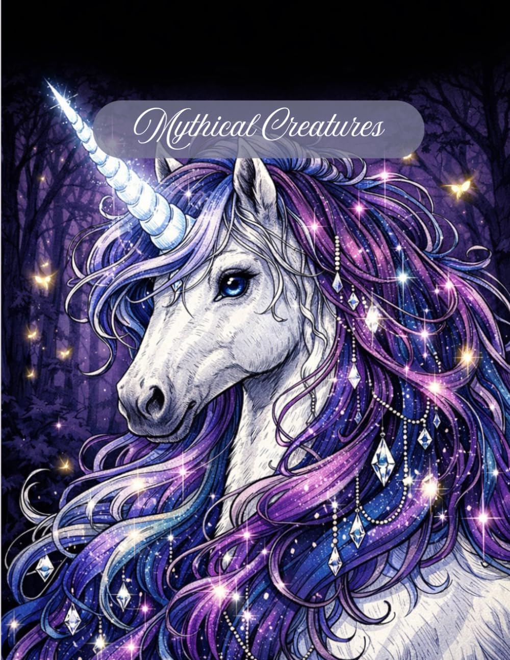 Mythical Creatures Coloring Book: An Intricate Adult Coloring Book featuring Dragons, Unicorns, Griffins, and Fantasy Legends for Stress Relief