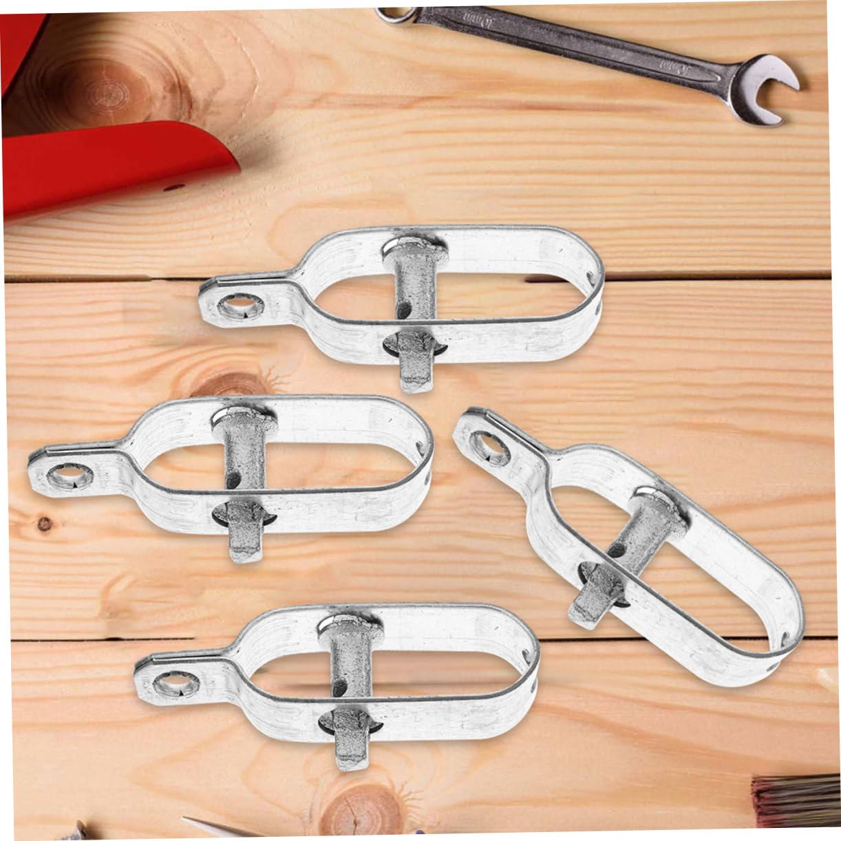 10pezzi Tendifilo Per Recinzione Da Giardino Tenditori Metallici Robusti Per Filo e Cavi Facile Utilizzo Per Tensionare Reti e Corde Perfetti Per Uso Esterno