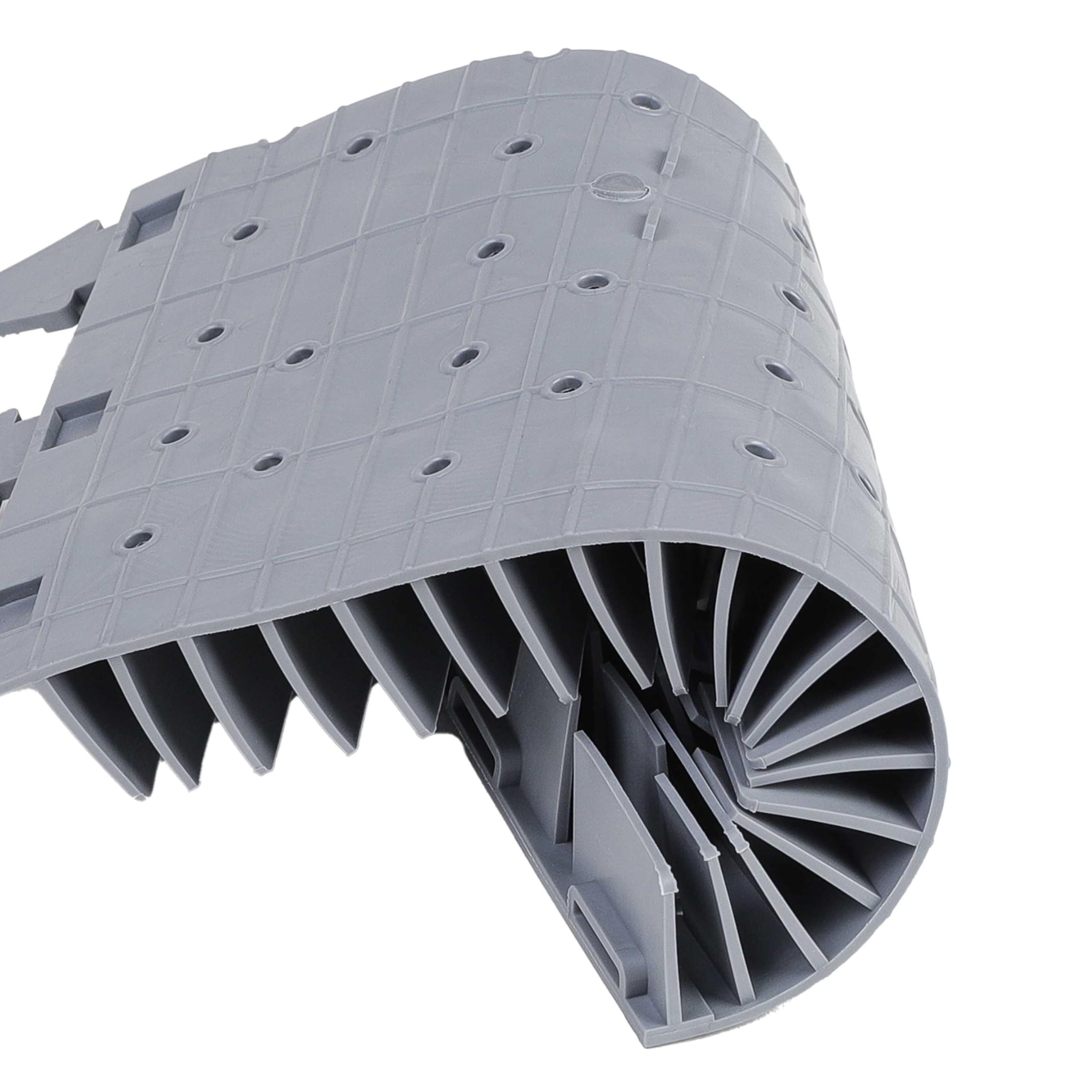 vhbw Cepillo reemplaza Zodiac R0962800 para Robot, Aspirador de Piscina - De Caucho, 24,5 x 13 x 3 cm