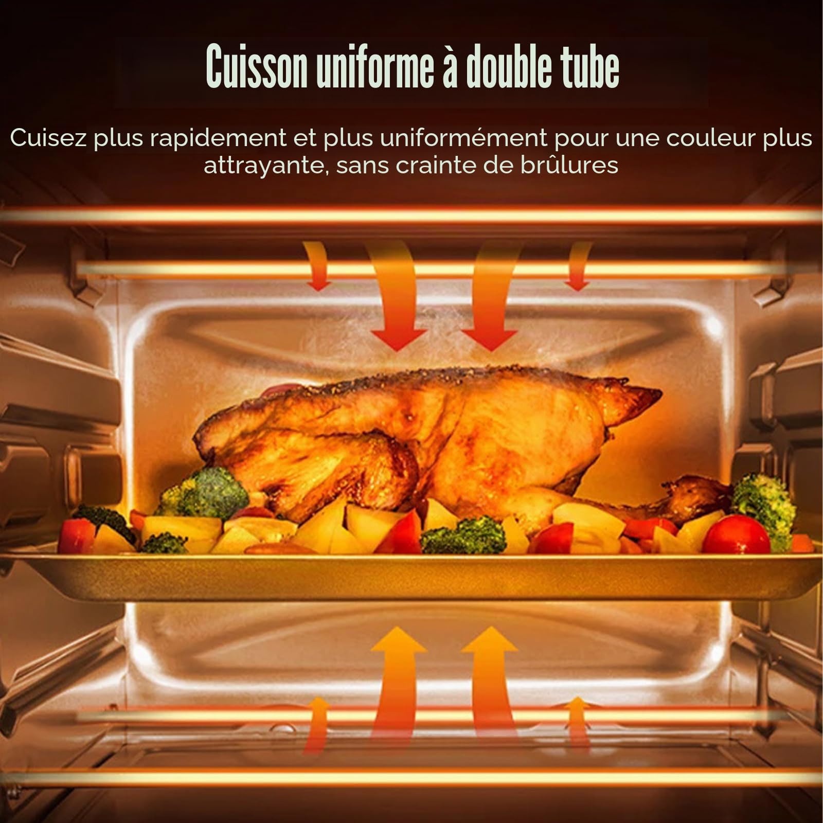 22 L 800w Four Electrique, Mini Four Electrique, Four Posable, Petit Four éLectrique, Mini Four Encastrable, Petit Four Electrique Posable, Four A Poser (13L)