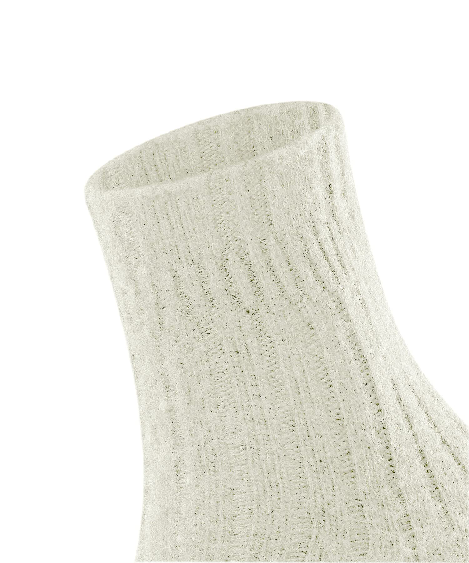 FALKE Kobiety Skarpety Bedsock Rib W Hp Wełna ciepłe miękkie 1 Para, Biały Off-White 2049, 35-38