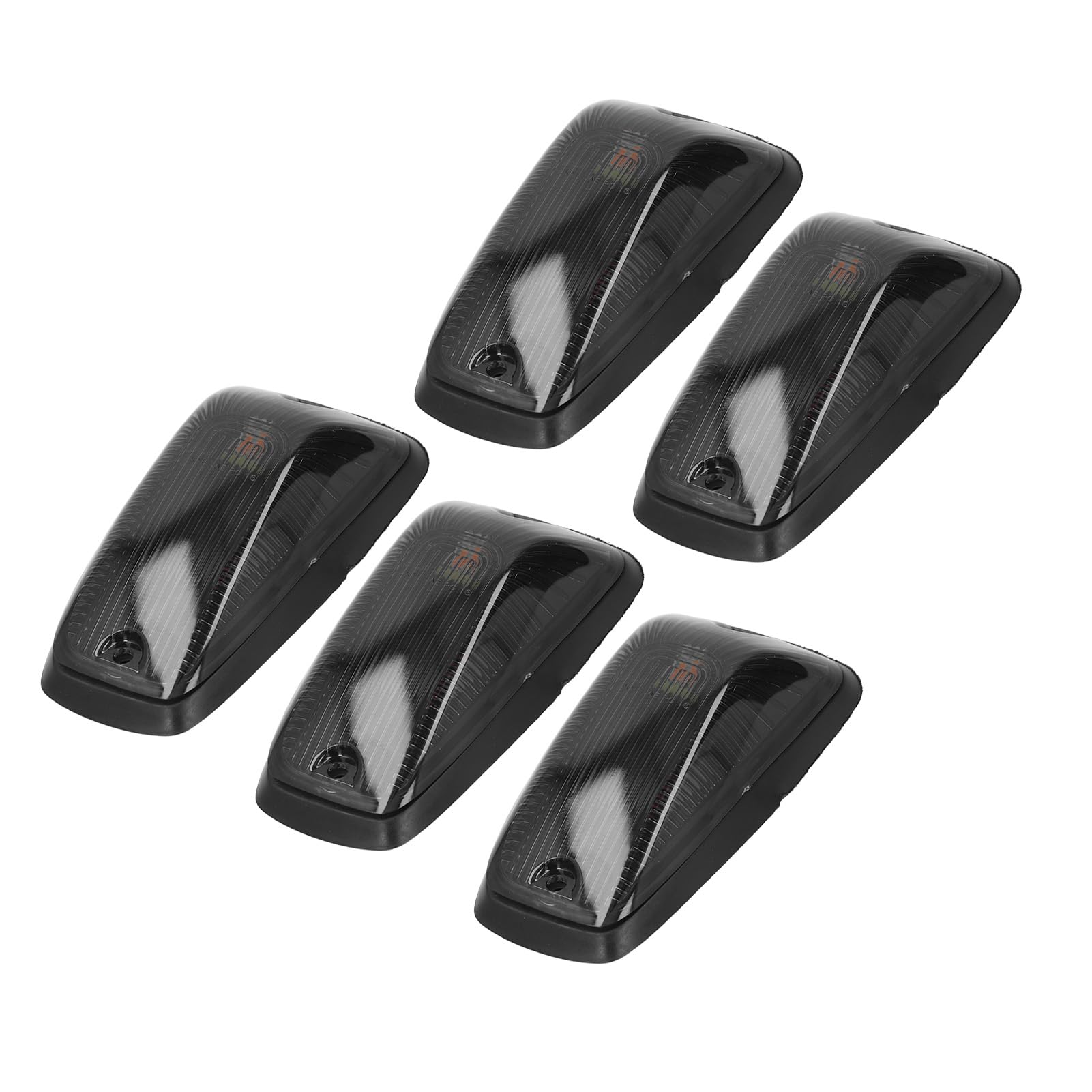 Ausla Luce di Posizione a LED per Cabina, Luce di Segnalazione Ambra Impermeabile IP67, Lampada da Tetto per Cabina con Altezza Superiore da 5 Pezzi per Yacht