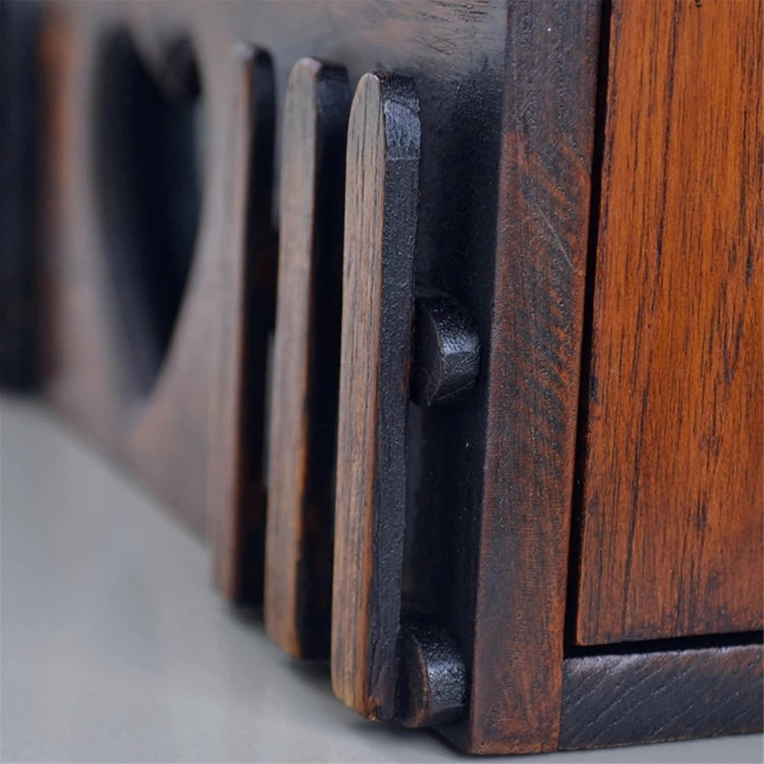 Wall Mount Mailbox Outddor Wooden Suggestion Letter Box for Home Office Outdoor