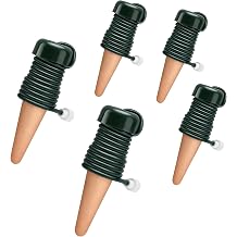 BYDOLL 5 Pack Garden Self-Watering Stakes Auto Dripper for Vacation Plants