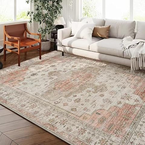 Tapis lavable INKAROBOX, rouge vintage Cover