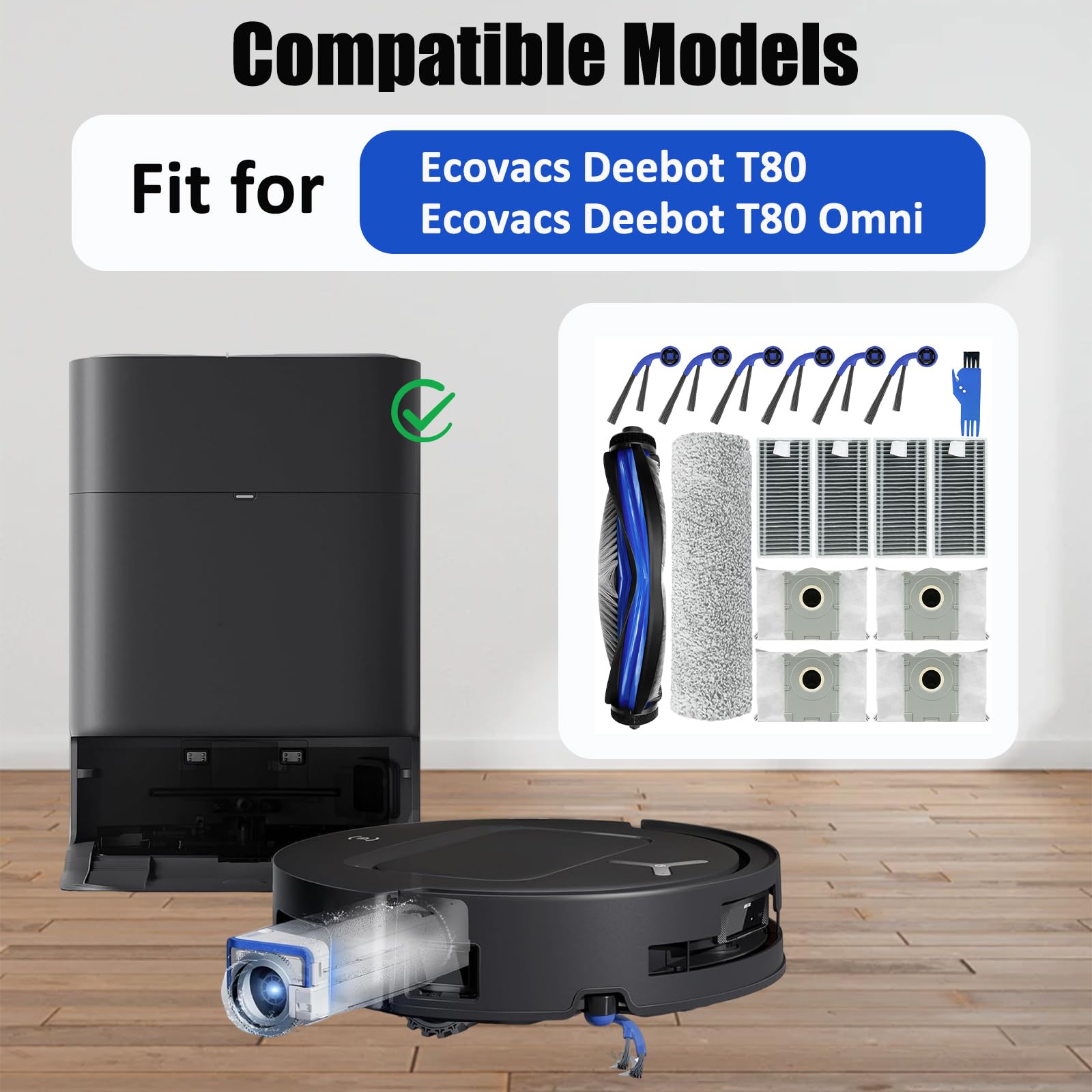 Accessoires Pièces De Rechange Pour Ecovacs Deebot 600-601-605 Do3G-Kta