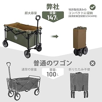 TIMBER RIDGE キャリーカート キャリーワゴン アウトドアワゴン 折り TIMBER RIDGE アウトドアワゴン 2階建てキャリーワゴン