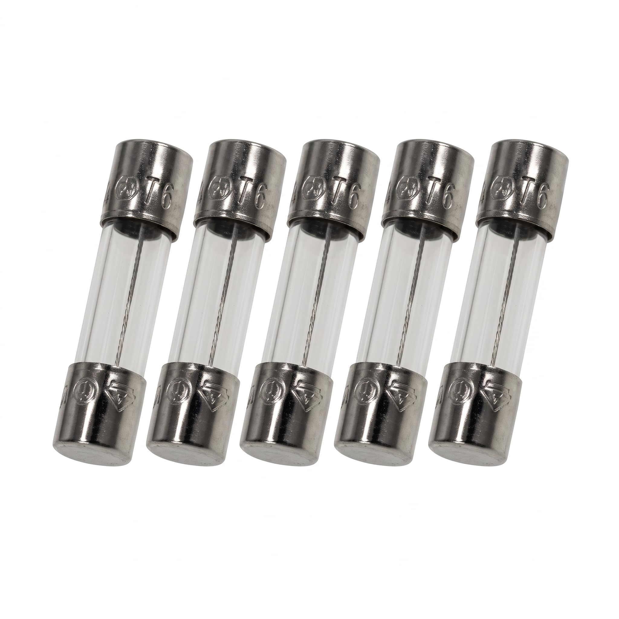 Glass Fuses - 5 Pack 250mA Fast Blow -1