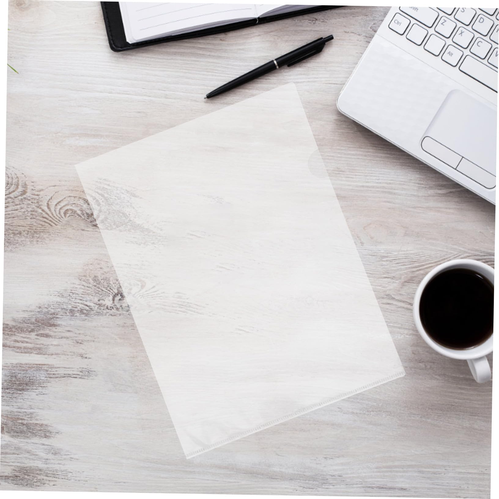 iplusmile 100 pièces Lot de Pochettes Transparentes Plastique Robuste Étanche Protège Documents Format Plat pour Rangement Bureau et École