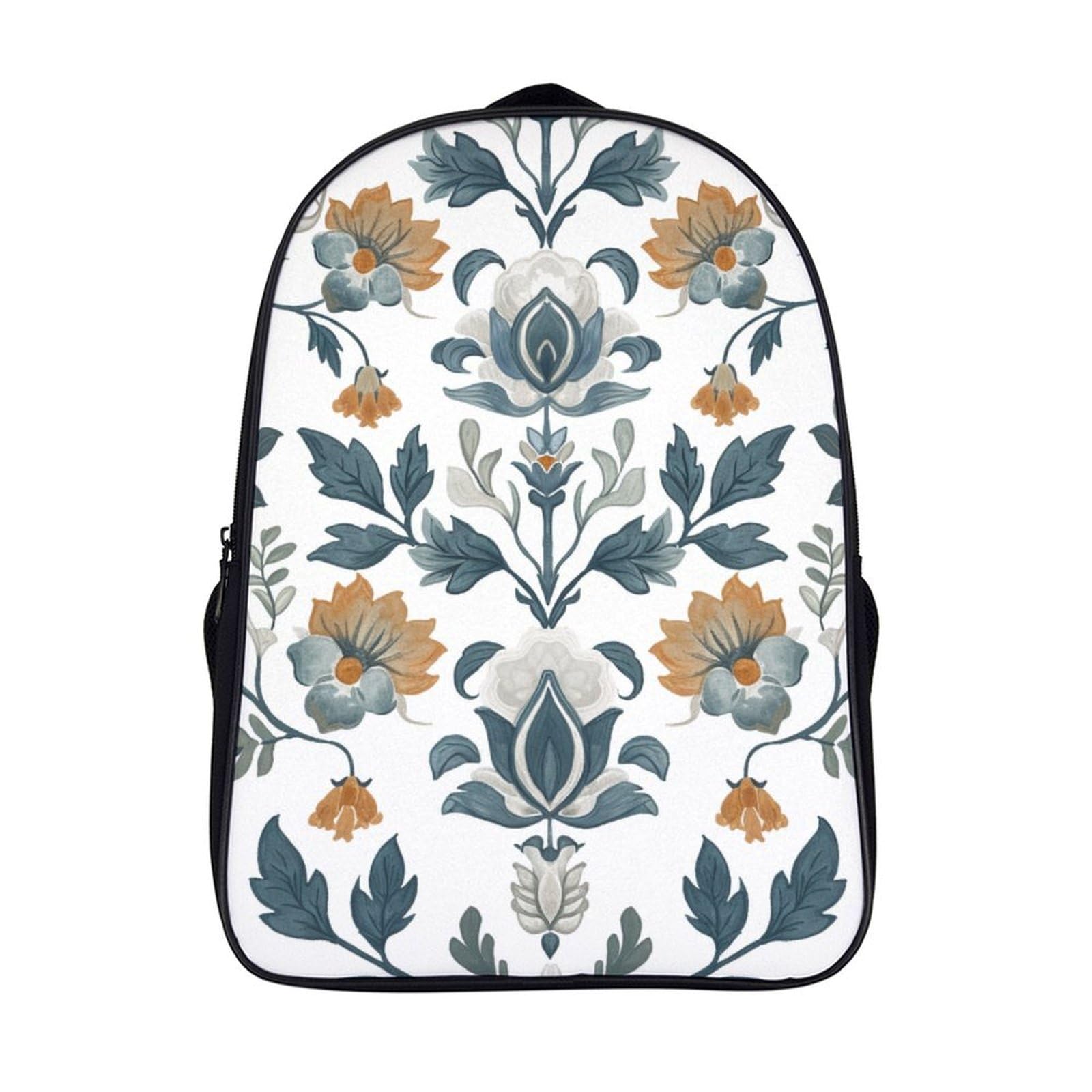 BuKhop Flower Mochila Estudiante Mochila Portátil Universitaria Mochila De Mujer Adolescentes Mochila Escuela Viajar Colegio Cámping Impermeable 40x28x16cm