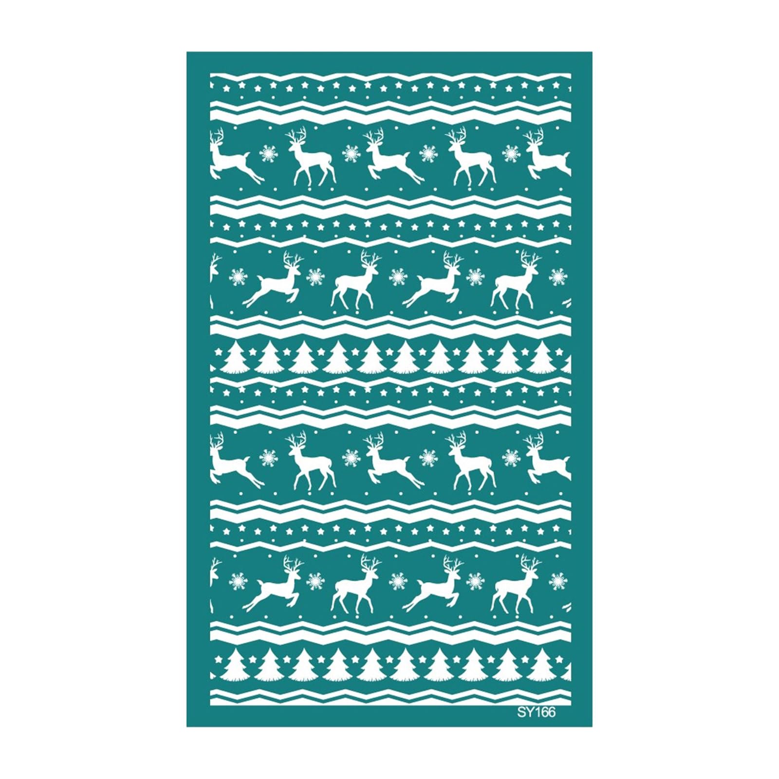 Kalttoy Christmas Silk Screen Stencils Snowman Screen Printing Stencils Earrings Transfers for Home Decoration Snowflake Earrings Silk