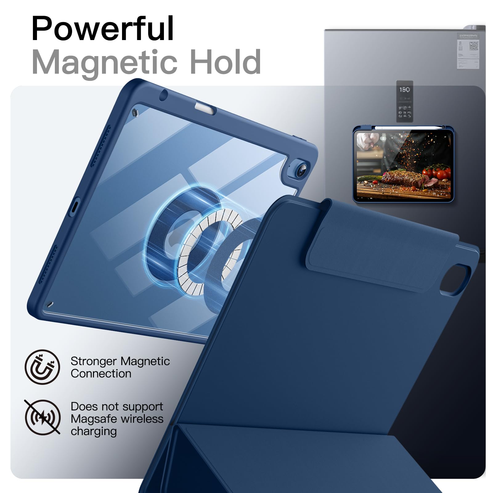Amazon.com: JETech Magnetic Detachable Case ONLY for iPad (A16