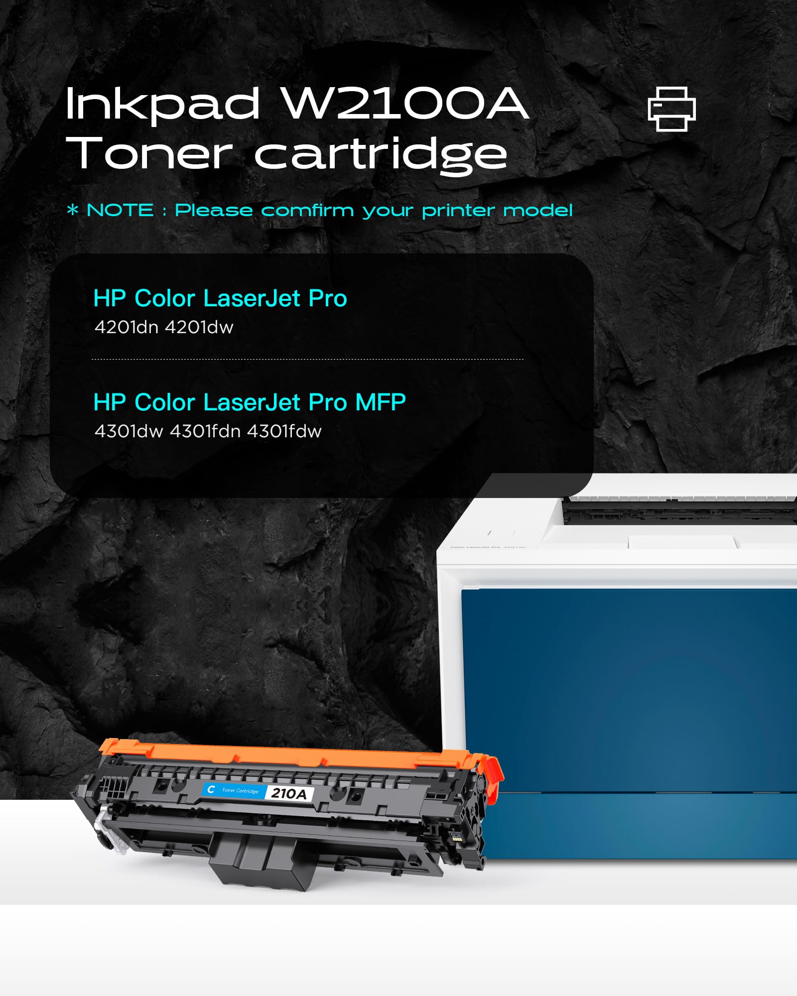 210A Toner Cartridges 4-Pack For HP Color LaserJet Printers - High Yield Compatible Toner With Chip