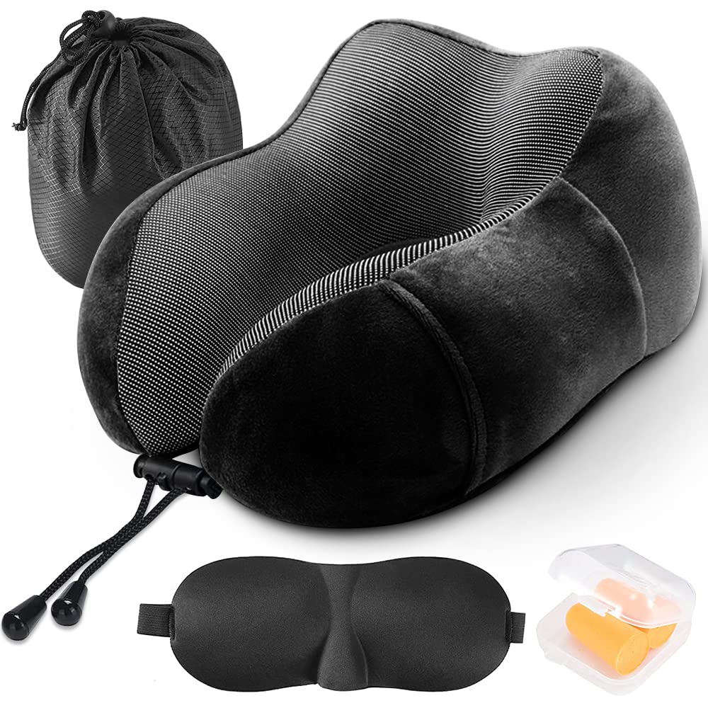 Coussin d'avion en mousse mémoire de forme pour un confort cervical optimal en vol