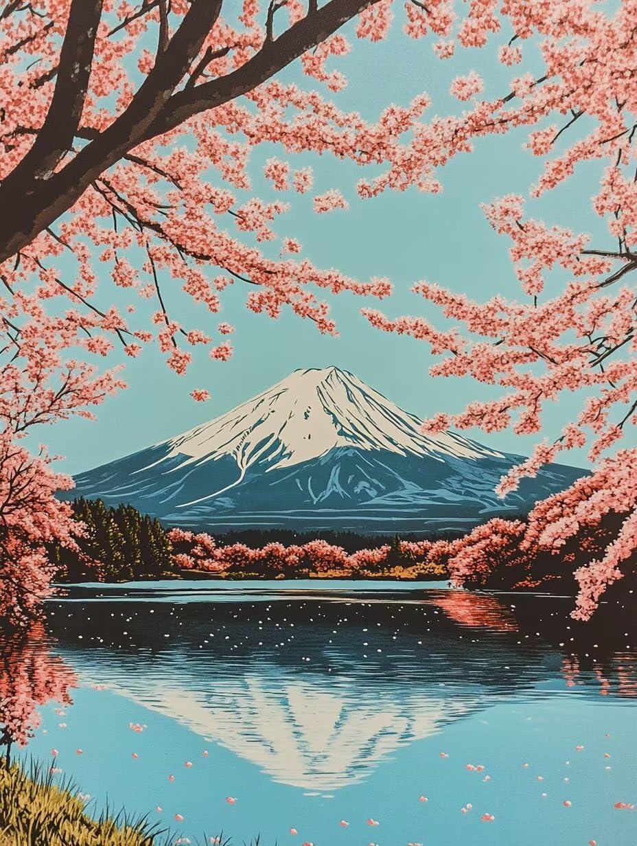 Mount Fuji diamentowe zestawy artystyczne dla dorosłych, malarstwo diamentowe, krajobraz, kryształ, zestawy artystyczne, dla dorosłych, dzieci, DIY, 5D, okrągłe, pełne wiercenie, klejnot, kropki, haft