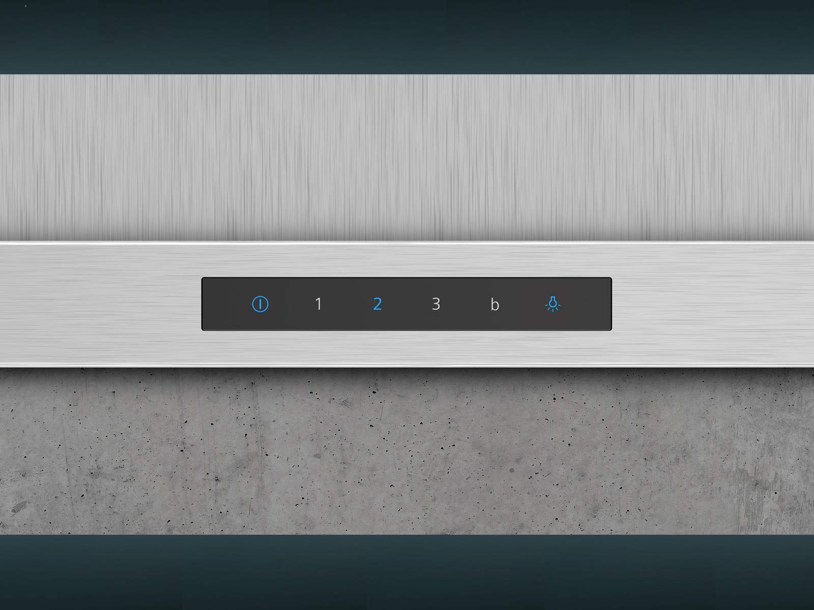 Siemens iQ300 LF97BBM50 - Campana (720 m³/h, Canalizado/Recirculación, A, A, B, 57 dB)