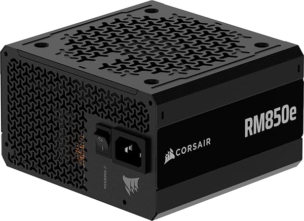 CORSAIR RM850e ATX 3.1 PCIe 5.1 Ready Fully Modular 850W Power Supply 12V-2x6 Cable Included, Cybenetics Gold Efficiency, 105C-Rated Capacitors, Modern Standby Mode Black