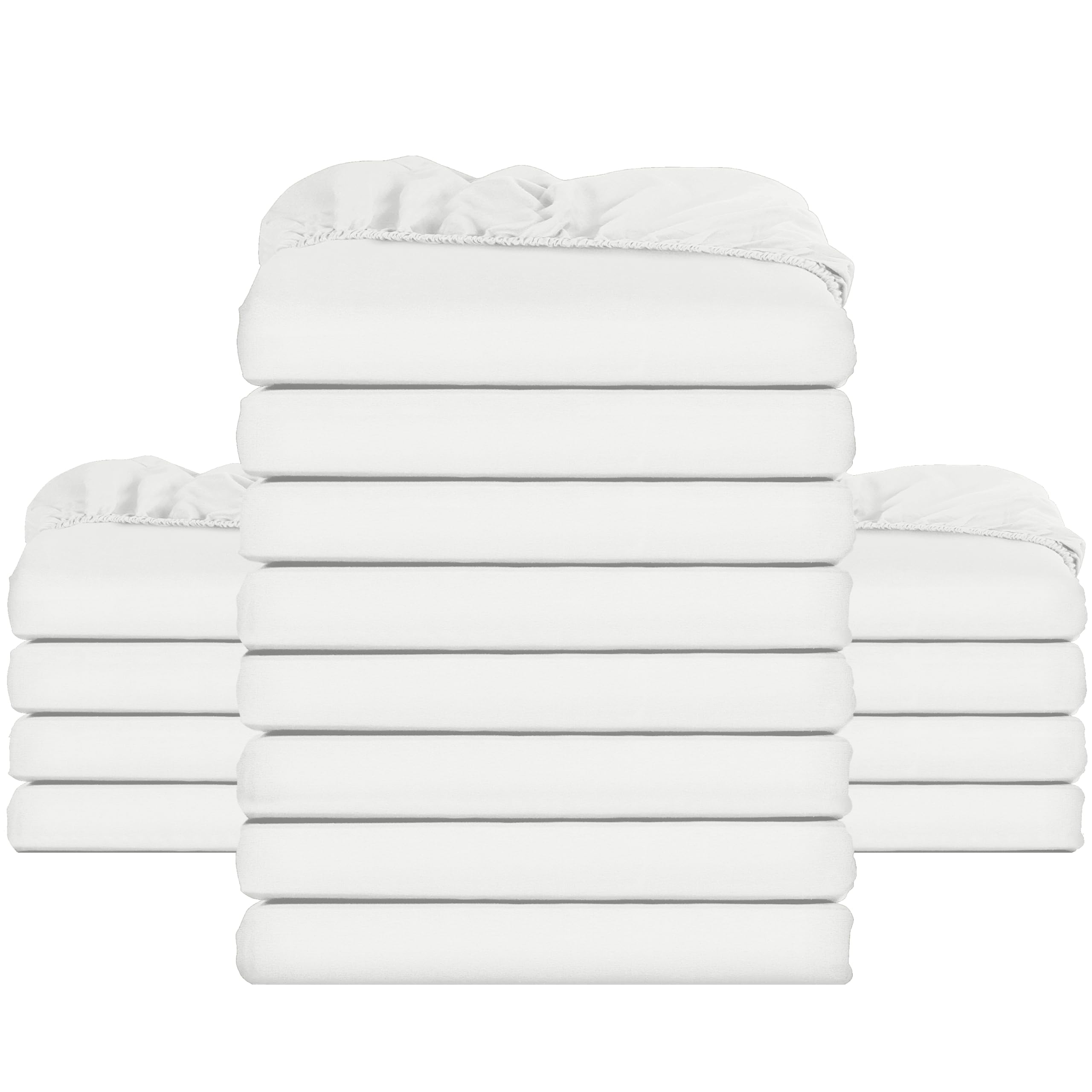 Utopia Bedding Fitted Sheet King, White - Deep Pocket 14 inch (35 cm) - Easy Care - OEKO-TEX Certified - Soft Brushed Microfibre Fabric - Shrinkage and Fade Resistant - Bottom Sheet — view 111