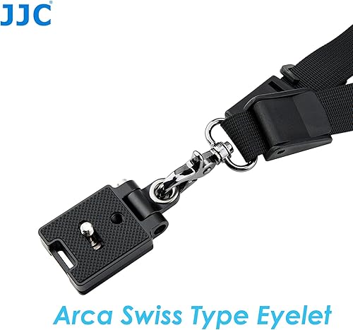Miniatura 3 de JJC NS-PRO1M Correa ajustable de liberación rápida, correa cruzada, correa para cámara, correa de hombro rápido, transpirable y cómoda, correa de