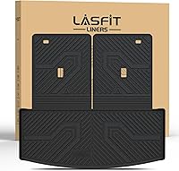 Vista 18 de LASFIT - Tapetes para Ford F250 y F350 2012-2016 sin palanca de cambio manual de tracción, protectores de TPE para todo clima, piso alfombrado