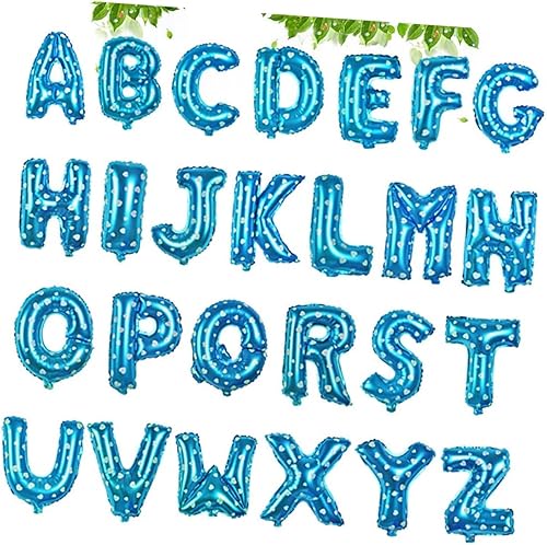 Miniatura 4 de jojofuny 3 globos grandes de letras de 12 pulgadas, globos de letras de feliz cumpleaños, letras de helio, letras de helio, letras de adorno, globos