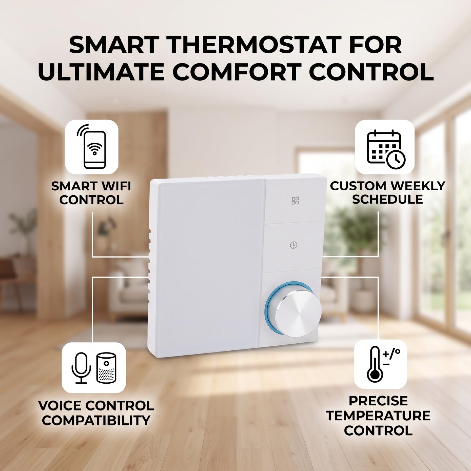 Inteligentny Termostat WLAN, Regulator Temperatury