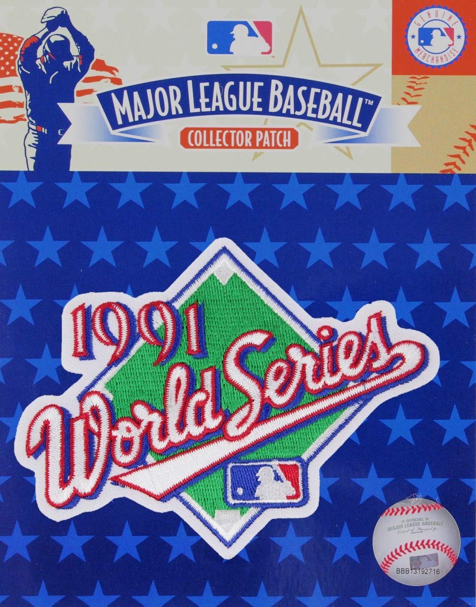 Emblem Source 1991 MLB World Series Logo Jersey Patch Atlanta Braves vs. Minnesota Twins