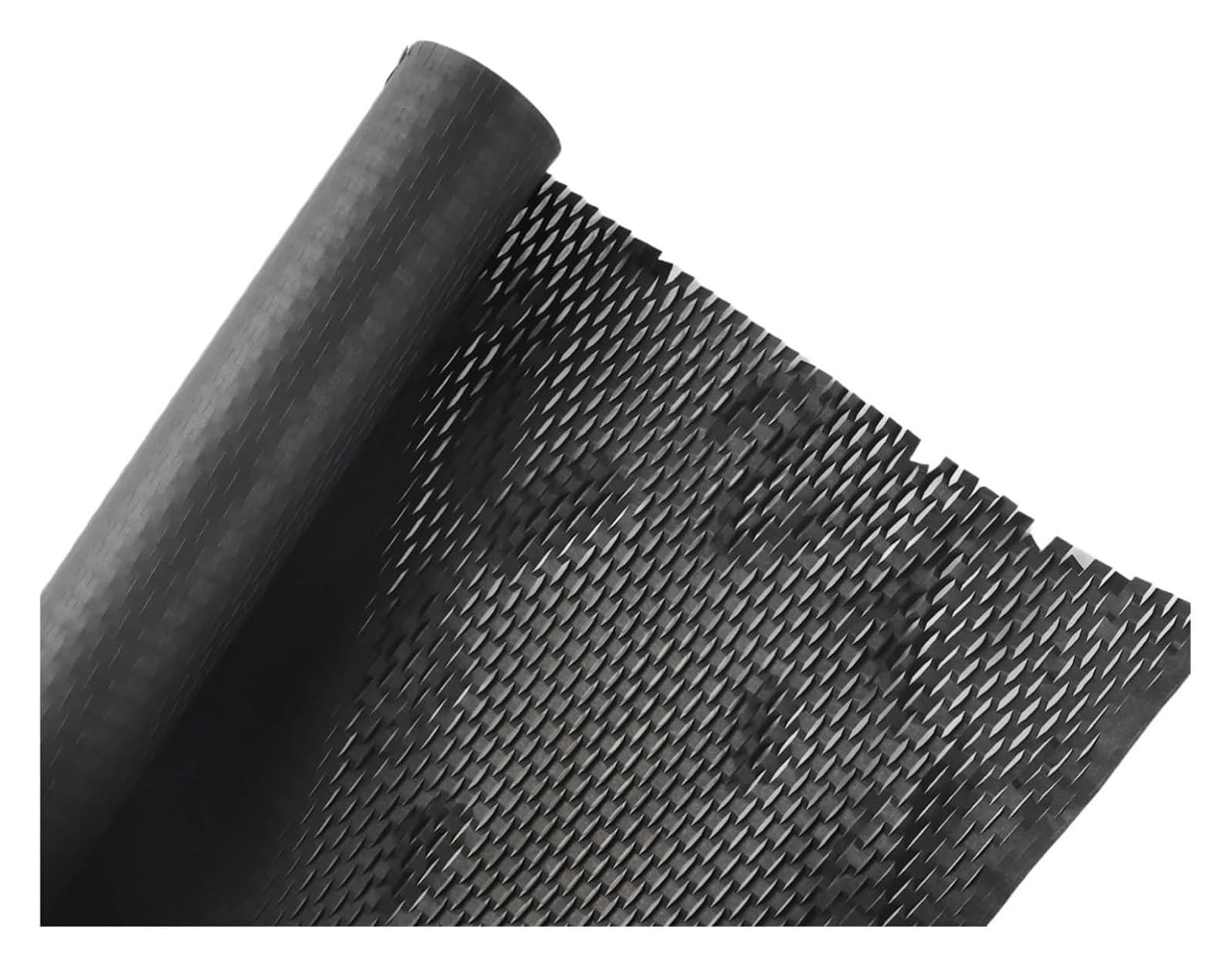 Honeycomb Packaging Paper, Honeycomb Paper Roll 30CMx5M Multicolor Degradable Kraft(Black 30cmx5m)