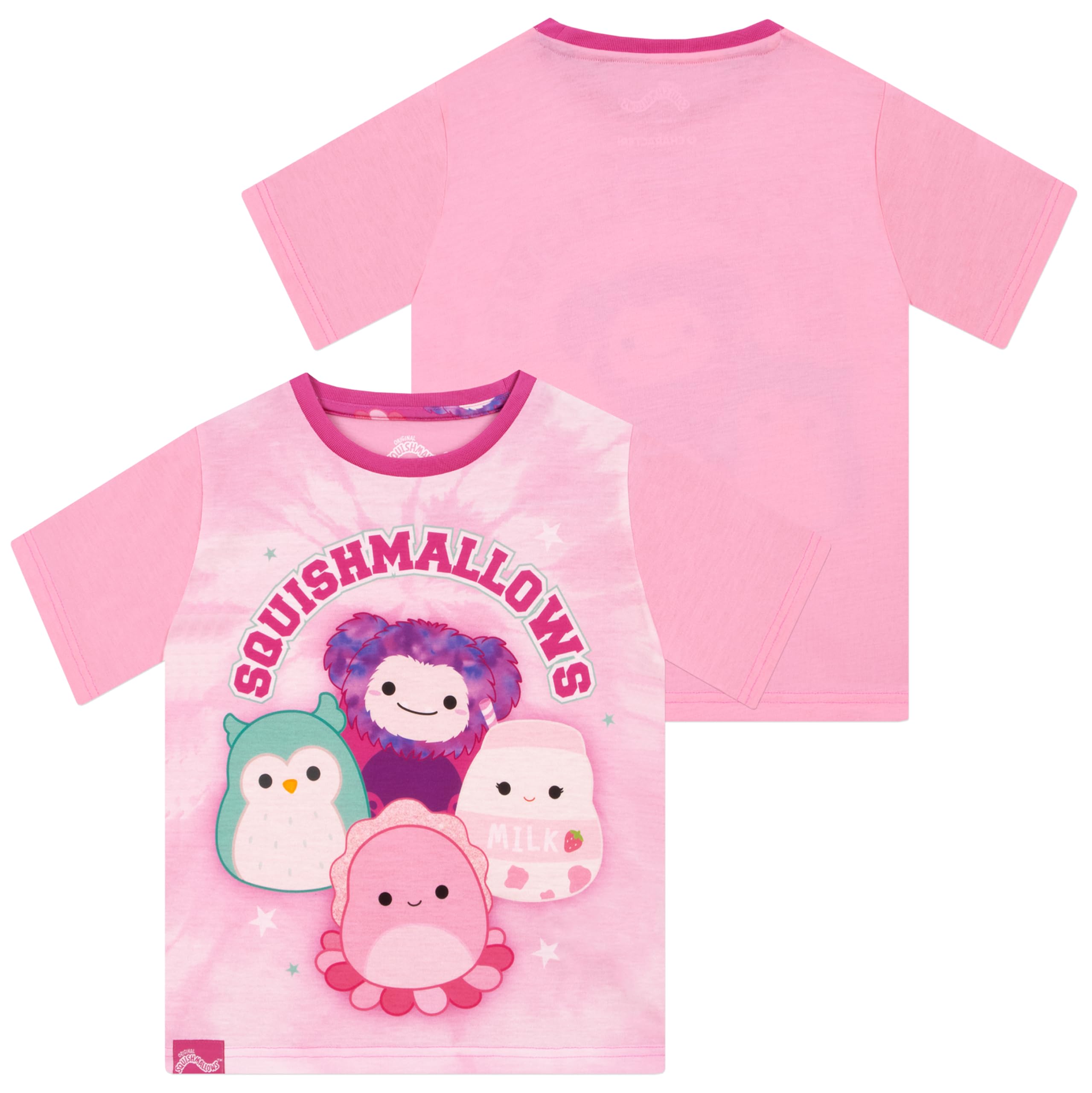 Squishmallows Pigiama Bambina, Pigiama Bambino Manica Corta, Pigiami Ragazza Estate