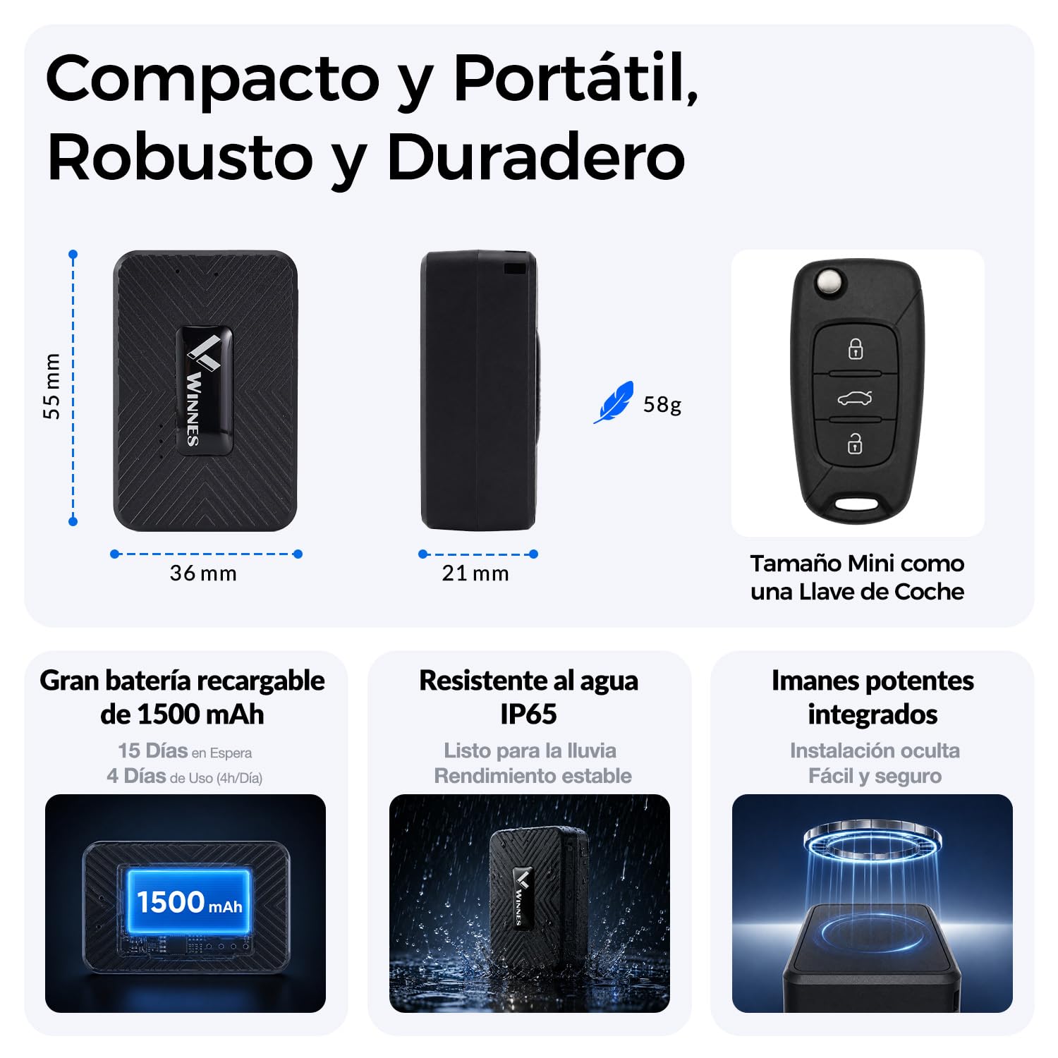 Localizador GPS profesional para coche, niños, ancianos, mochila, maleta, rastreador de posición en tiempo real, impermeable y antirrobo, imán, aplicación gratuita, TK913