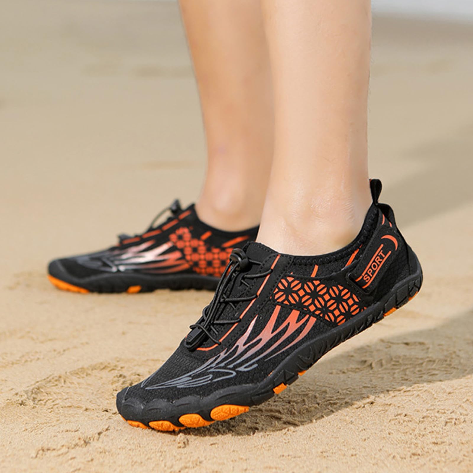 Generisch Barfuss Schuhe Damen Wasser Wasserschuhe Aqua Kinder Outdoor 38 Badeschihe Meer Badeschuhe Aquaschuhe Barfußschuhe Schwimmen Lässig Schwimmschuhe Tauchschuhe