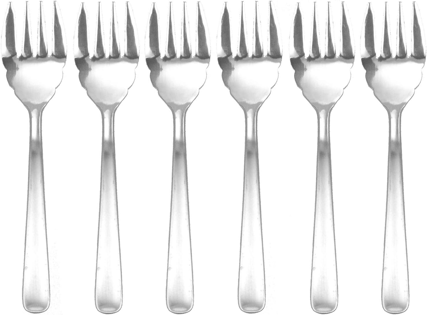 ナガオ Nagao Lilac Oyster Fork, 5 pcs + 1 Bottle, Commercial Use, Made in Japan