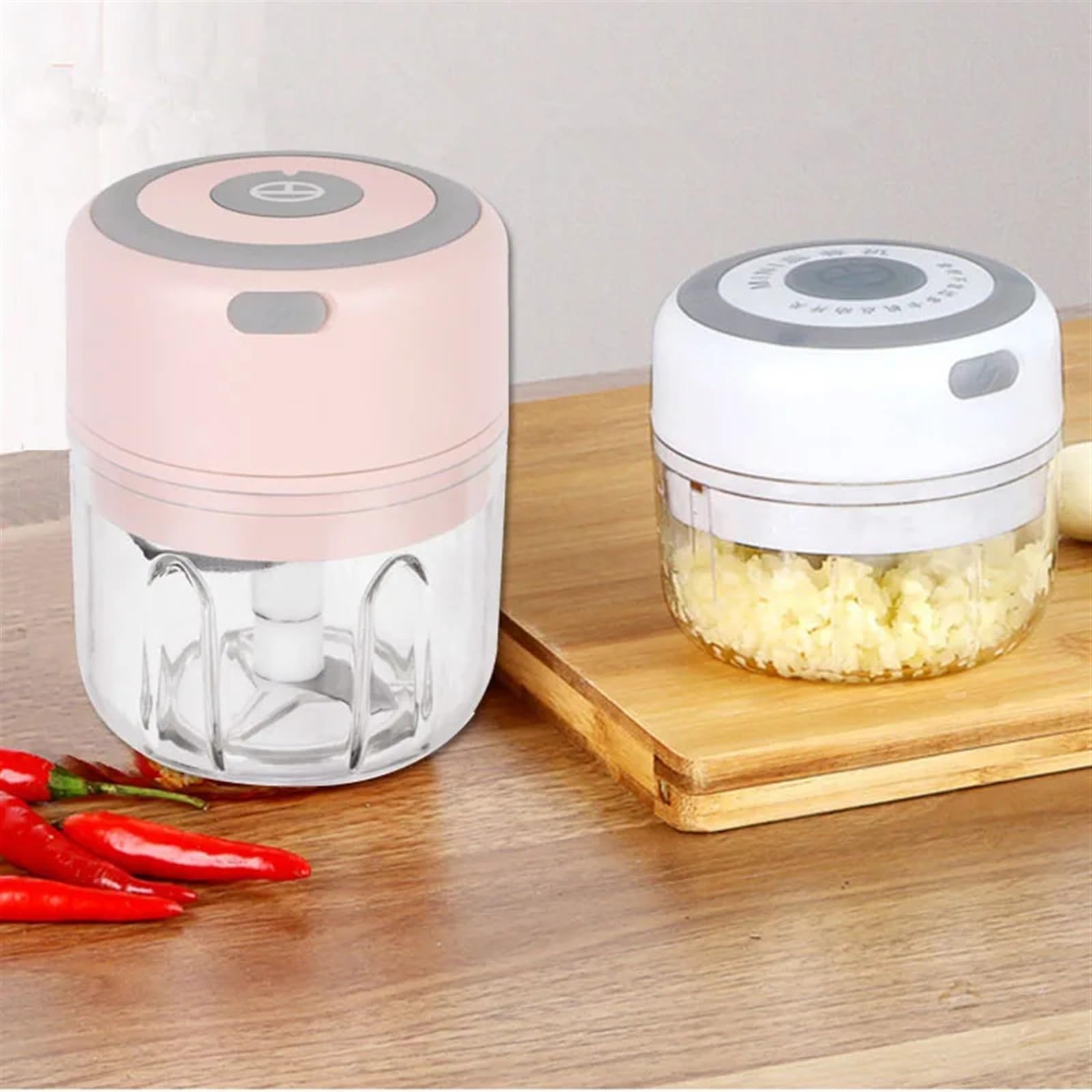 grattugia Mela Elettrico Chopper Alimentare 100/250ml Mini USB Senza Fili Elettrico Aglio Schiacciatore USB Aglio Schiacciatore Cucina Frutta Verdura Gadget Strumento (Color : A-Green-250ML)