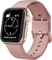 Vista 49 de Correa deportiva para Apple Watch, 49, 46, 45, 44, 42, 41, 40 y 38 mm, correa de silicona suave, cierre clásico, reemplazo para iWatch Series 11