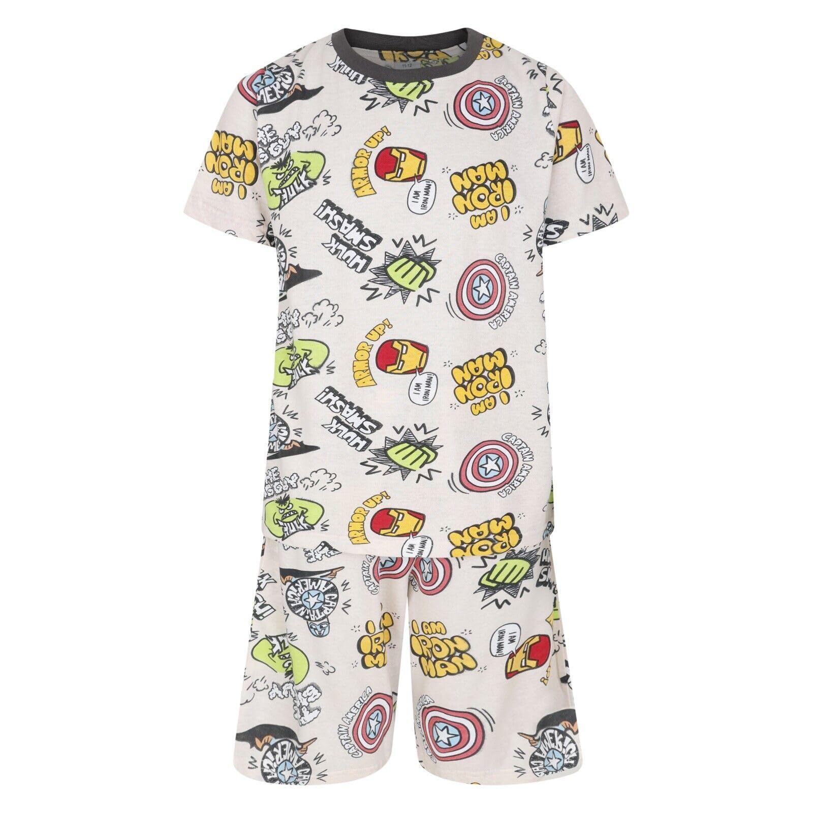Ex UK Store Boys Short Pyjamas Character Christmas PJ Sets Nightwear 9 10 11 12 13 14 15 16Y (Comics 9-10)