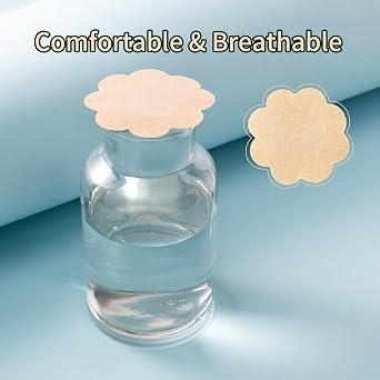 WITROMAN 40 Pieces Disposable Nipple Covers, Pasties, Petals