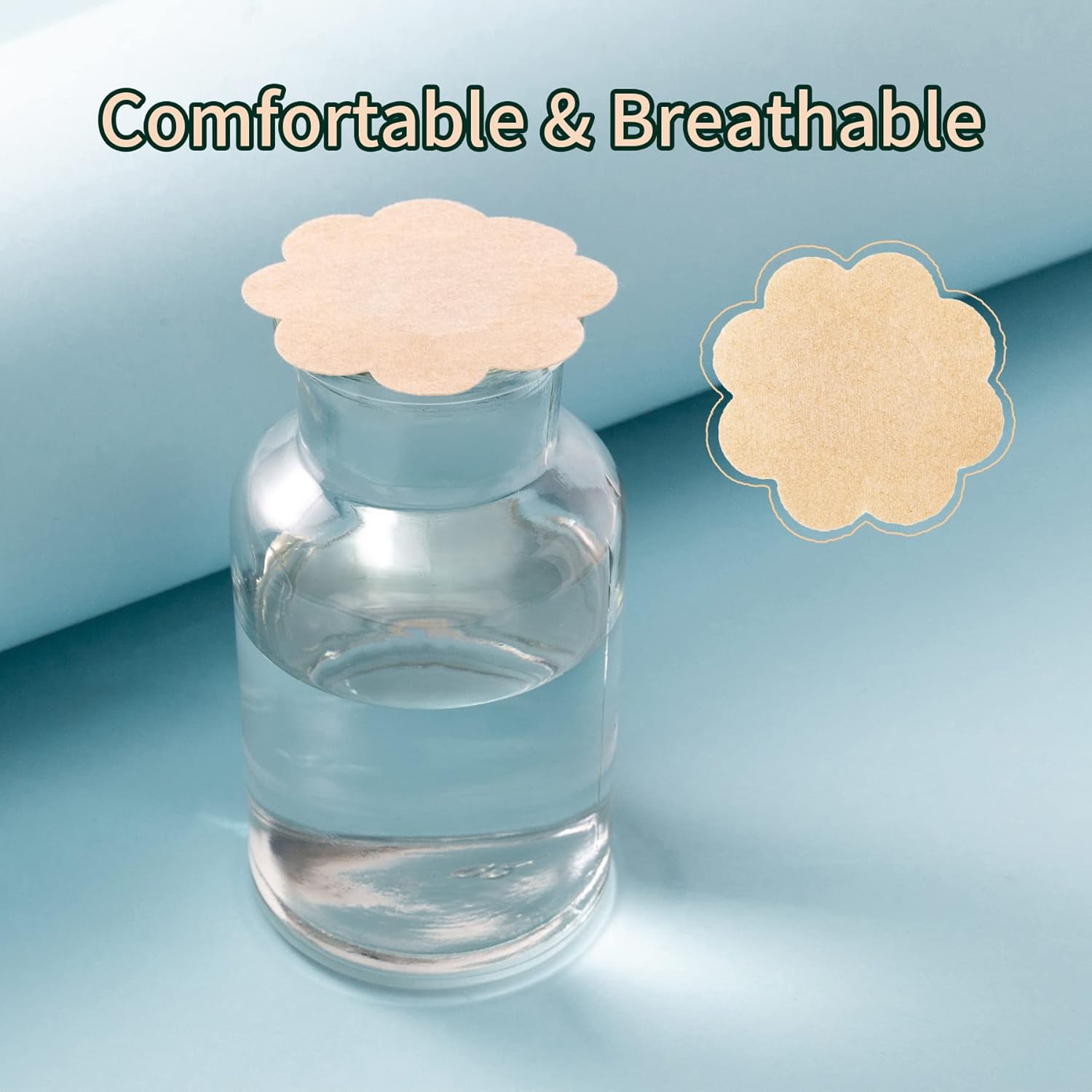 Vista 4 de 40 piezas de cubiertas desechables para pezones pezones pétalos