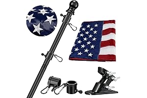 5FT Tangle Free Metal Flag Pole