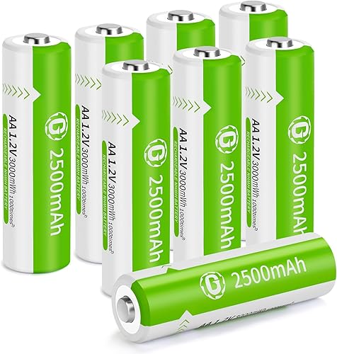 Ni-MH AA Rechargeable Batteries AA 1.2V 1300mAh Nimh Rechargeable Batteries for Solar Lights