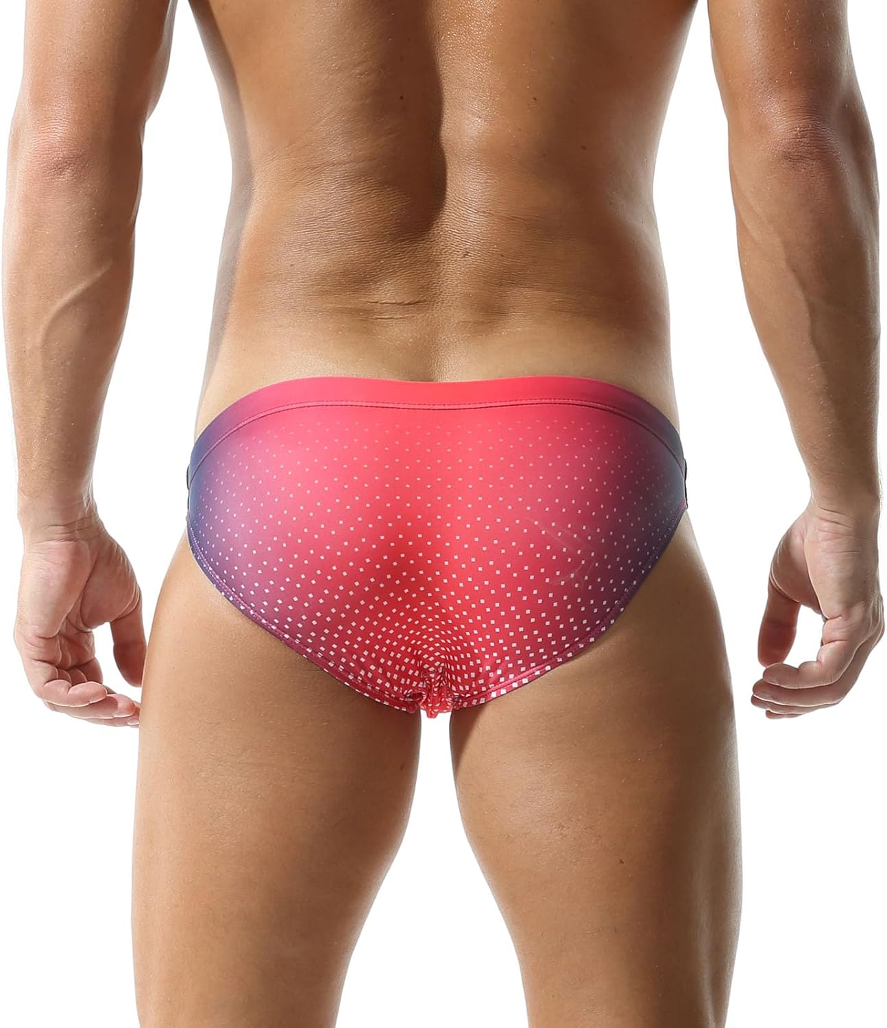 Mens Sexy Bikini Swimwear Camouflage Triangle Swim Trunks for Men 2" Stylish Swim Briefs - Image 8