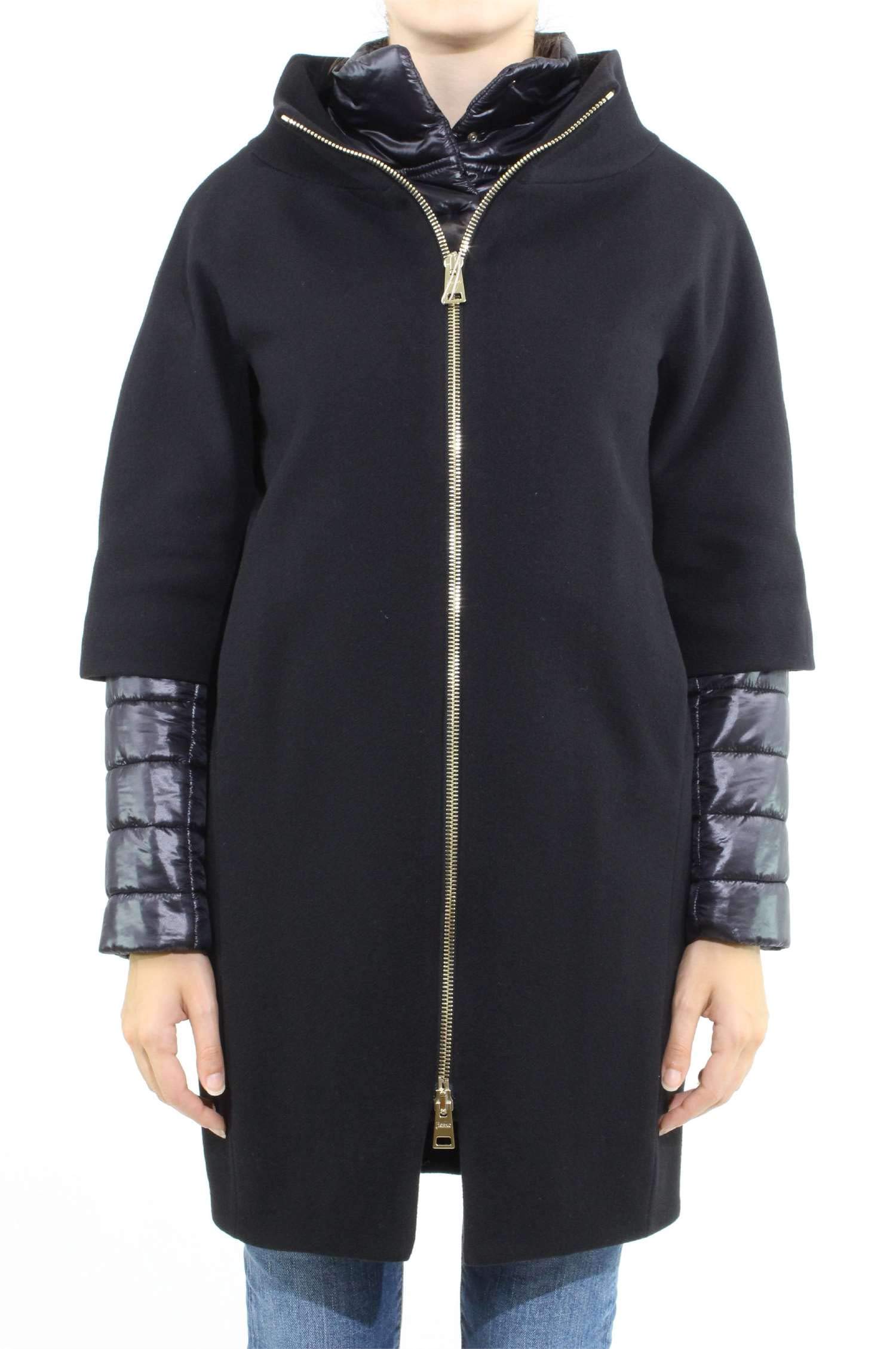 美品✨ヘルノ 異素材ドッキングライトコート ニット 42 ヘルノ コート ベージュ[品番：AXEB0034006]｜AXES（アクセス）の