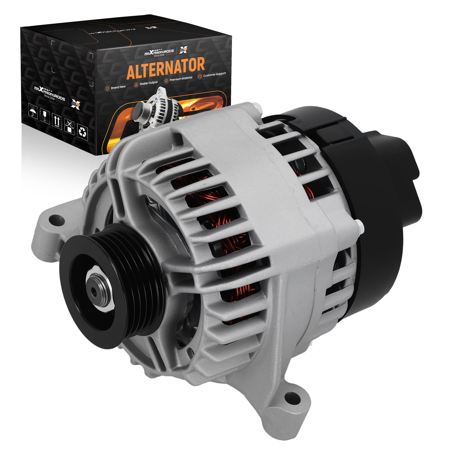 maXpeedingrods Alternador para Lancia Ypsilon Fiat Punto E-vo