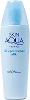 SKIN AQUA® Super Moisture Milk 40g - Protetor Solar Facial sem cor FPS50 com Ácido Hialurônico e Textura Leve