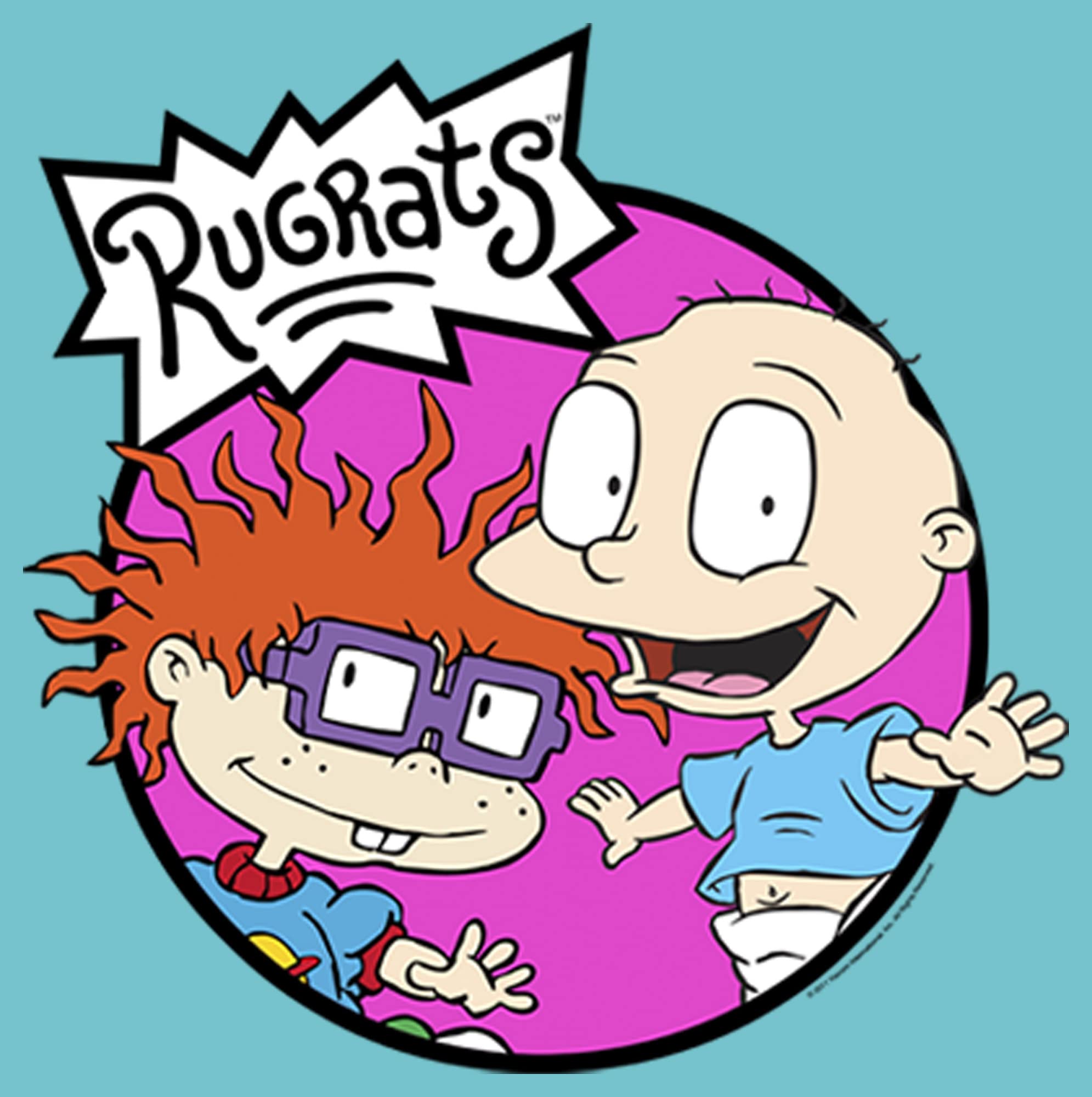 Nickelodeon Little, Big Rugrats Girls Short Sleeve tee Shirt