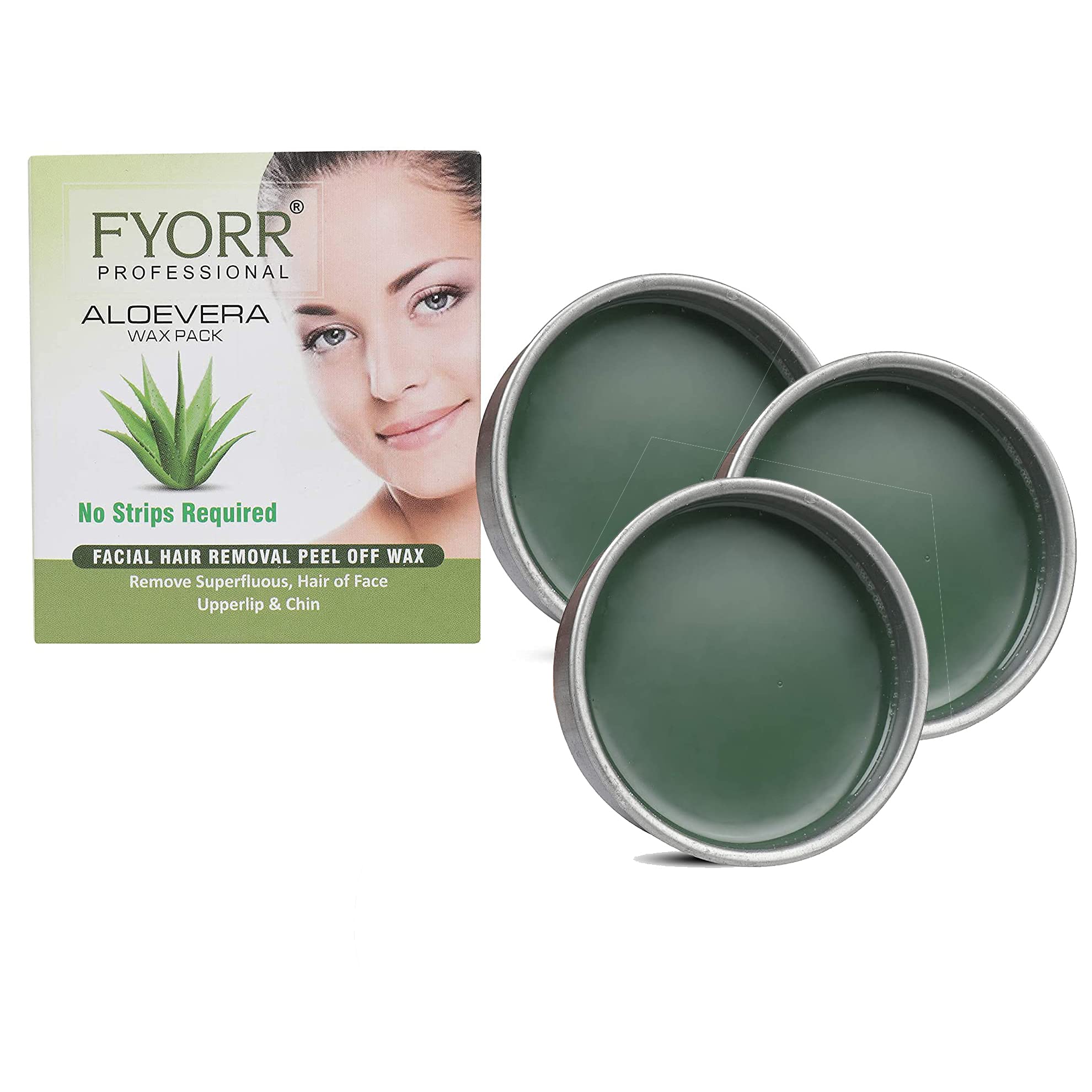 FYORR 80Gram Each Peel-Off Katori Wax For Upper Lip, Facial Hair, Eyebrow Free Waxing Wooden Spatula (Aloe Vera, 240Gram), Women (B09H36NQG2) Amazon Price History, Amazon Price Tracker